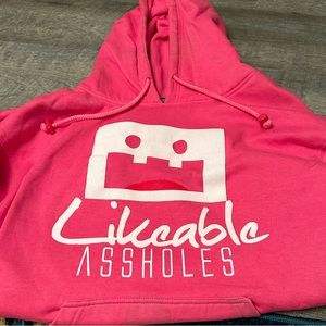Likeable Assholes Pink Hoodies Sweatshirt - 2X